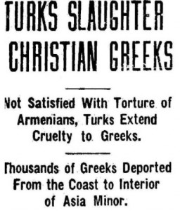 El Lincoln Daily Star se hizo eco de las matanzas de griegos en 1917 | Wikinedia Commons